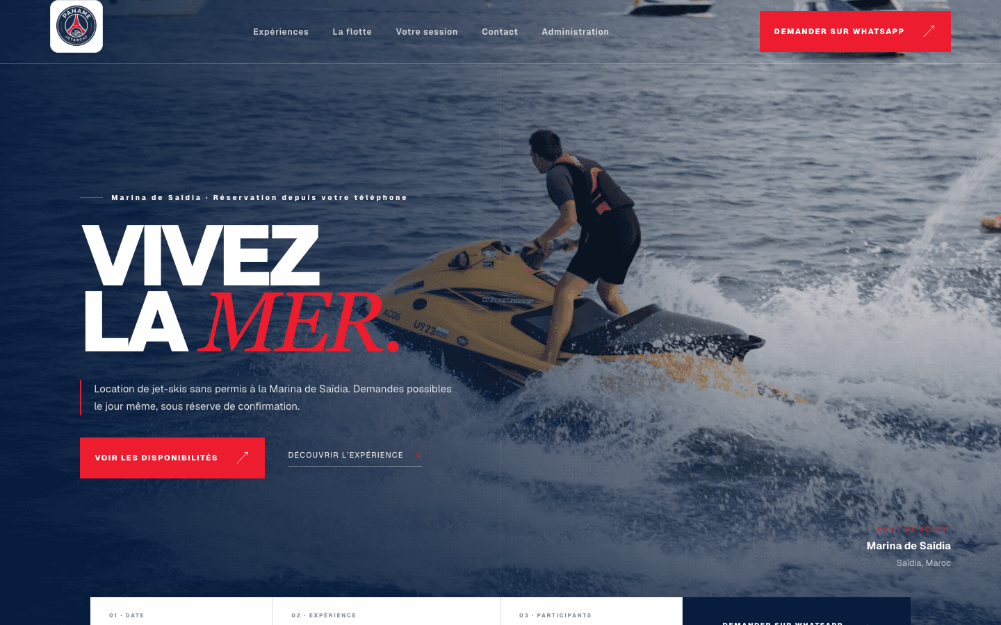 Aperçu réel du projet PANAME JET